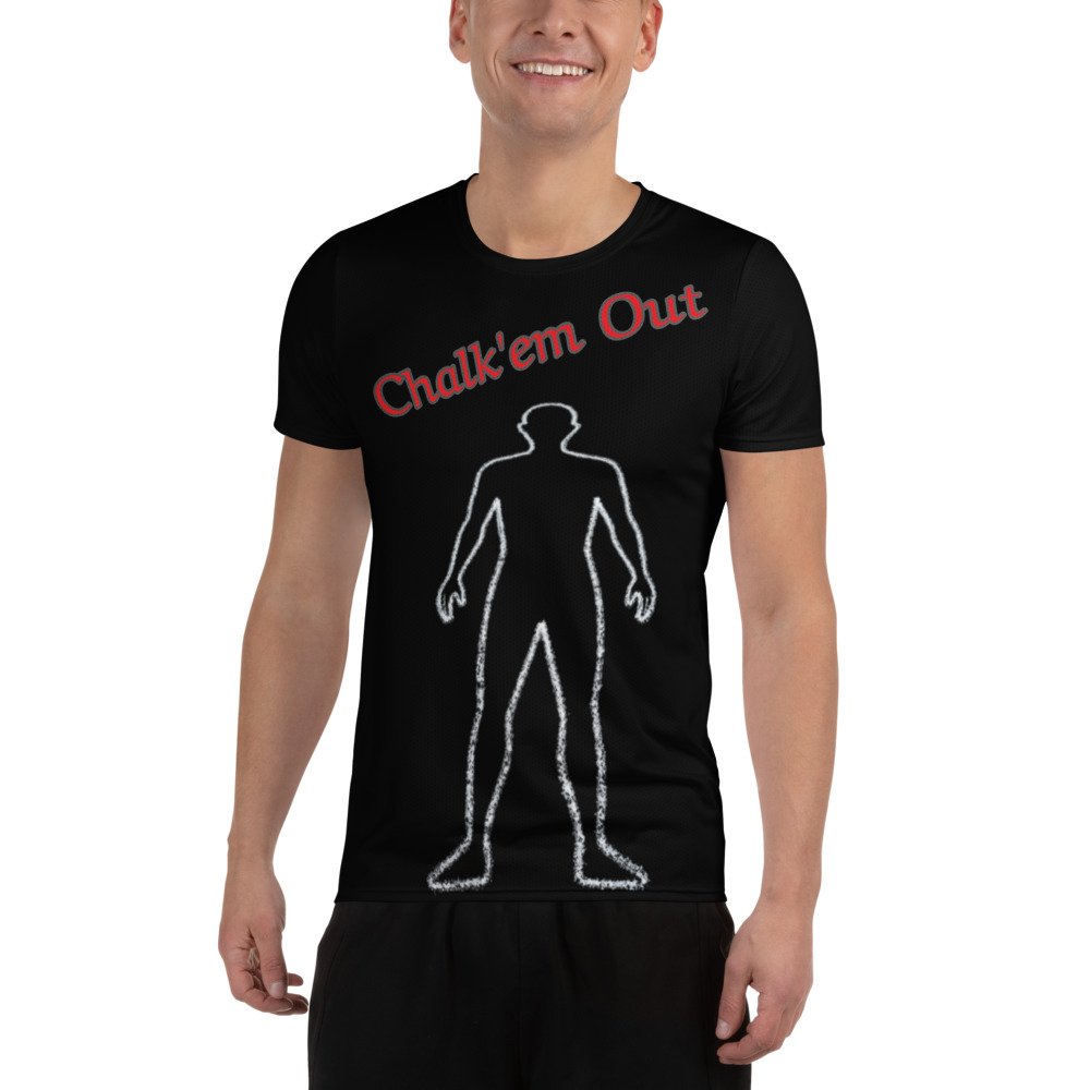 Chalk'em Out Men's athletic t-shirt