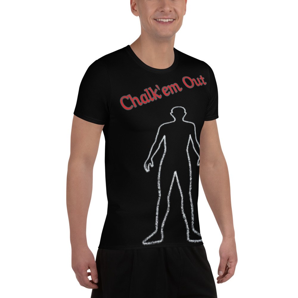 Chalk'em Out Men's athletic t-shirt - Image 4