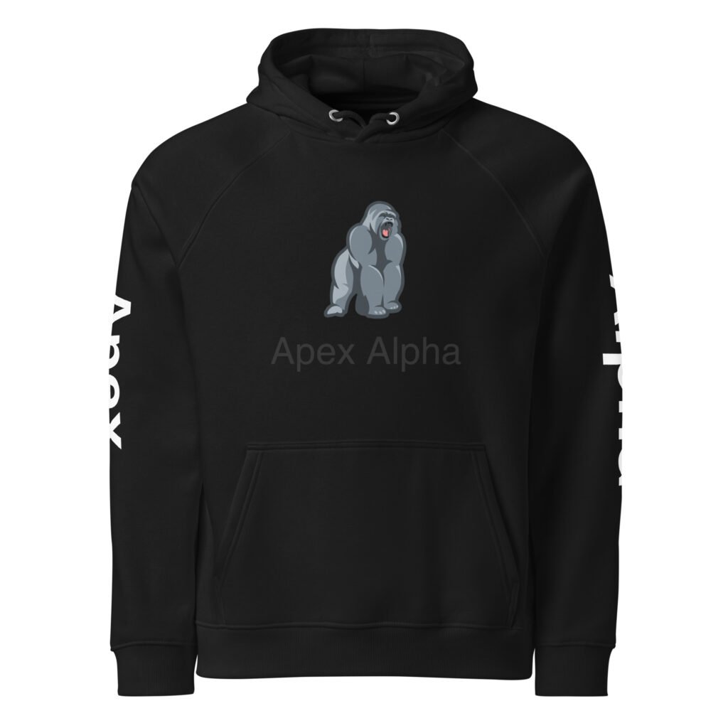 Apex Alpha Men's eco raglan hoodie