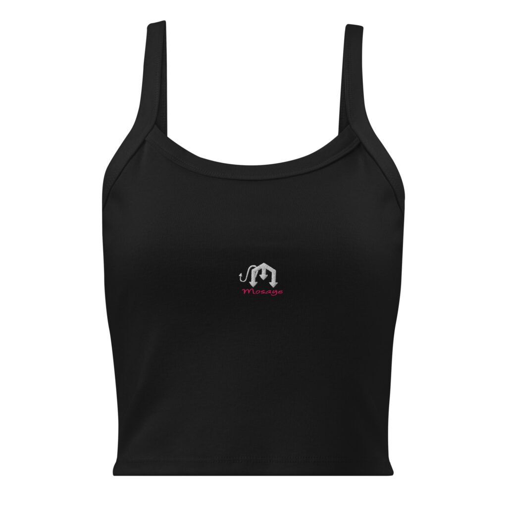 Mosaye Women’s micro-rib tank top